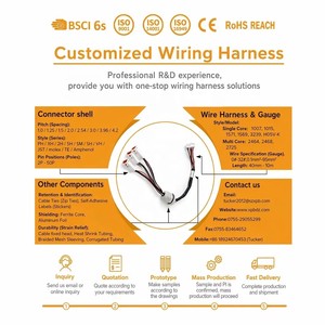 Kabel Harness 2-Kawat 9-Pin 8-Core DB232 Tahan Air IP67 dengan Konduktor Tembaga dan Isolasi PBT/Nylon/PVC untuk Peralatan Industri - Product Image 5