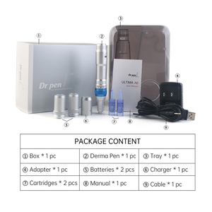 <span class=keywords><strong>Dr</strong></span>.<span class=keywords><strong>pen</strong></span> <span class=keywords><strong>Ultima</strong></span> <span class=keywords><strong>A6</strong></span>, Pluma de Microagujas Profesional Inalámbrica, Pluma Dérmica para Tatuaje de Cejas, para Reducción de Arrugas y Cicatrices, Antienvejecimiento - Product Image 5