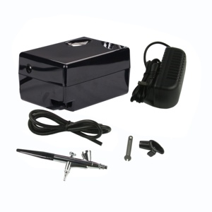 BT-16 12V Rechargeable Compresseur D'air avec Aérographe Kit <span class=keywords><strong>Pas</strong></span> <span class=keywords><strong>Cher</strong></span> Cuivre Nail Maquillage Gâteau Décoration Aérographe Machine - Product Image 3