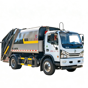 Camion compacteur à ordures diesel de 12/14 mètres cubes, Dongfeng 4*2, petit camion compacteur à chargement arrière - Product Image 1