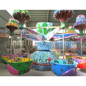 Tour de parc en plein air Carrousel Équipement d'amusement en fibre de verre Rotary <span class=keywords><strong>Jelly</strong></span> Fish Rides - Product Image 4