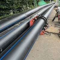 Tuyau d'alimentation en eau en PEHD léger et flexible DN250-400mm (10/11/12/14/15 pouces) économique pour les entrepreneurs en infrastructures rurales