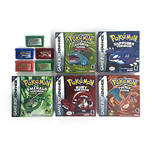 Version USA - Cartouche de jeu scellée Pokémon Émeraude, Rouge Feu, Vert Feuille, Rubis, Saphir avec boîte, plateau et manuel pour <span class=keywords><strong>GBA</strong></span> - Product Image 3