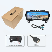 13 " Layar LCD Dashboard Digital Mobil Linux untuk Ford Everest Ranger T7 T8 2016-2021, Speedometer Virtual, Layar Upgrade
