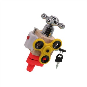 Juguete de Madera con Diseño de Cerraduras y Fidget Spinner para Niños de 4 a 6 Años - Product Image 4