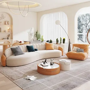 Nordic Type Technology Stoff Sofa Set Modernes einfaches Design für Wohnzimmer möbel Ecksofa