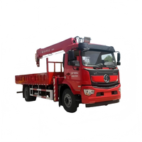 Crane Truk 4x2 8-ton yang Dipasang di Truk Diekspor ke Asia Tenggara, Pengiriman 24 Jam, dengan Kustomisasi Luar Negeri dan Dukungan Purna Jual.