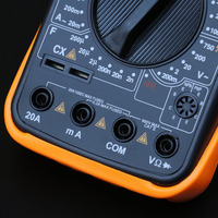 Multimeter Digital DT9205A 1999 Tampilan Layar, Pengukur Tegangan AC DC, Arus, dan Resistansi, Alat Uji Listrik Genggam