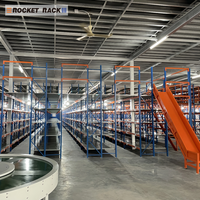 Estanterías de Entrepiso Personalizadas para Almacenamiento Industrial, Plataforma de Acero de Múltiples Niveles con Capas Metálicas