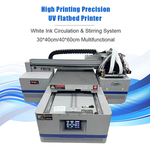 Imprimante UV haute vitesse 4060 A2 pour l'impression d'étiquettes, imprimantes à jet d'encre UV LED 4060 avec impression rotative pour bouteilles/étiquettes - Product Image 2
