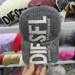 Gorras de béisbol lavadas Vintage de 6 paneles con letras bordadas personalizadas a la moda para hombres y mujeres Retro Wildwest Cowboy Distressed Common - Product Image 4