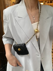 Nuove Cinture da Donna di Design 2026, <span class=keywords><strong>Cintura</strong></span> a Catena con Sfere Dorate di Lusso di <span class=keywords><strong>Alta</strong></span> Qualità, Mini Borsa a <span class=keywords><strong>Cintura</strong></span>, Catene Dorate Regolabili - Product Image 4