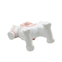 Ttlife — décoration en polyrésine, accessoire pour bébé avec cheval à bascule de couleur rose