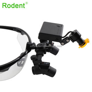 歯科用ワイヤレス外科用メガネ歯科用エルゴルーペ3X 4X 5X 6X倍率ワイヤレスLEDヘッドライト付き - Product Image 5