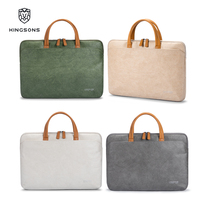 Sac pour ordinateur portable Kingsons, léger, imperméable, antichoc, étui pour MacBook Pro, voyage, affaires, haute densité