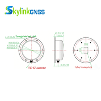 Module GNSS pour véhicule Skylinkgnss TTDH-CZ1001, multibandes BDS GPS GLONASS, gain élevé 40dB, actif, Chine