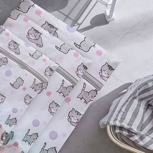 Bolsa de Lavandería con Estampado de Gatos, Venta al Por Mayor Directa de Fábrica, Bolsa de Malla de Gran Capacidad para Ropa y Lencería - Product Image 4