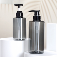 Bouteille cosmétique en plastique PET transparente vide de haute qualité 250ml/350ml pour le lavage du corps pompe à presser bouteille en plastique pour shampooing