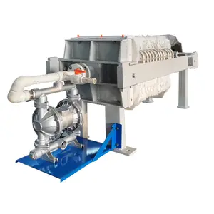 Fully automatic vacuum belt filter press for municipal sewage treatment plants