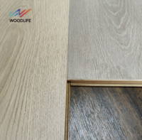 Parquet en bois de haute qualité Revêtement de sol stratifié en bois imperméable Parquet composite Plancher flottant