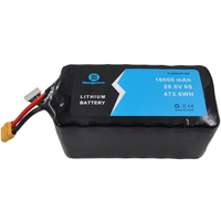 Paquete de Baterías de Estado Sólido 2S 4S 6S4P INR21700 16000mah 20C para Dron FPV Ampace 7 de 10 Pulgadas Sinxpower con 12 Meses de Garantía