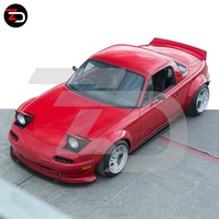 Bon ajustement, Kit de carrosserie de Style RB, lèvre de pare-chocs avant, arceau de roue de queue de canard pour MX5 Miata NA 1989-1998