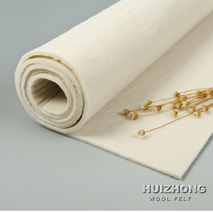 Manufacturer Needle Punched Nonwoven Fabric 3mm 5mm Thick 100% <b>Wool</b> <b>Felt</b> - Product Image 1