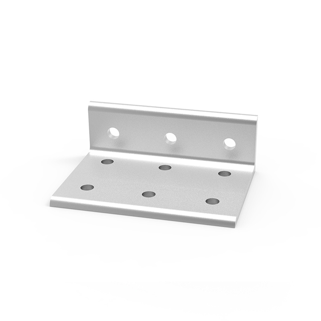 China Manufacturer 30*90mm 6200 9 Hole L Shape Aluminium Bracket Wall Mounted Brackets 3030 3060 3090 for Robot Shelf