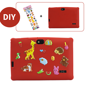 7 inch Android 1 + 16GB lưu trữ máy tính bảng MTK6580 Bộ vi xử lý 1024x600 hiển thị kép máy ảnh giáo dục sử dụng Allwinner sản xuất - Product Image 4