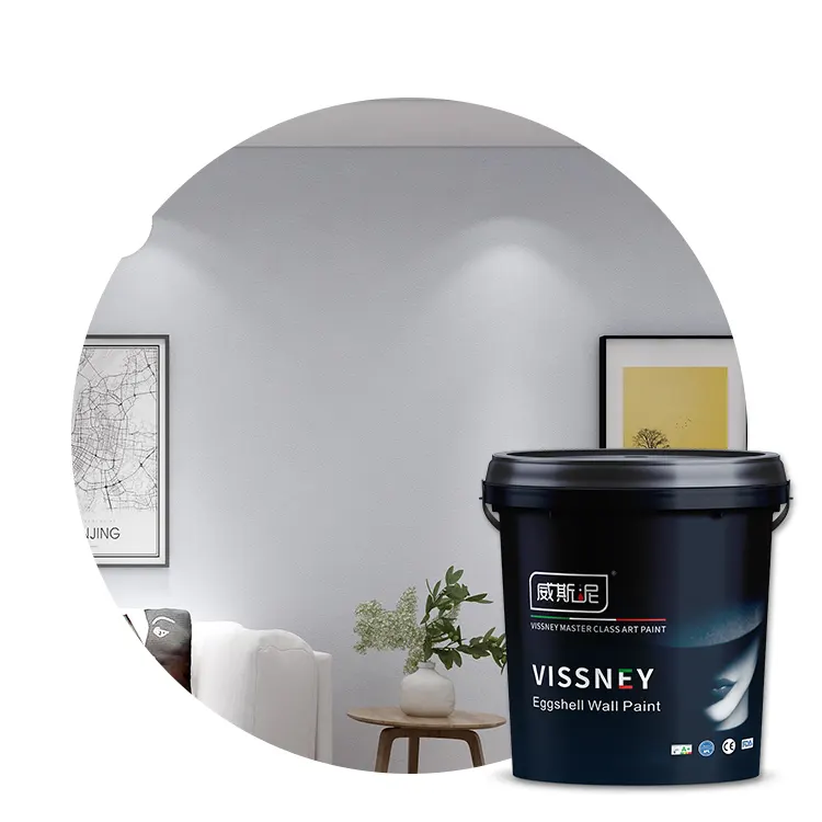 Vissney tinta de parede de emulsão acrílica, sem formaldeído de pintura de parede