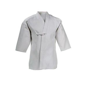 Uniforme de Artes Marciales Judo, Kendo, <span class=keywords><strong>Aikido</strong></span>, para Niños, Transpirable, de Algodón, Estilo Samurái Japonés, Falda, Traje Deportivo, Blanco - Product Image 4