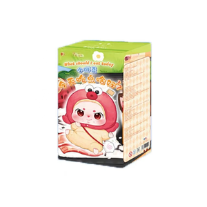 100% Originale Genuino Baby Three Little Fat Beans Serie Cosa Devo Mangiare Oggi? Blind Box in Vinile con Faccia in Peluche, Simpatica Bambola Decorativa - Product Image 2
