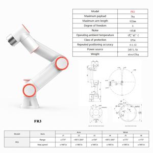 Robot collaboratif de soudage FR3 haute précision avec charge utile de 3 kg et tour CNC de précision de 0,02 mm - Product Image 4