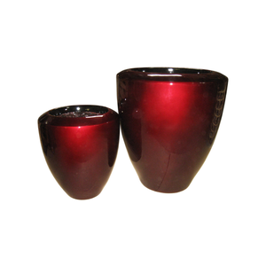 Precio más bajo Set 2 uds. Maceta de fibra de vidrio macetas de jardín ecológicas para macetas de jardín al aire libre hechas en Vietnam - Product Image 4