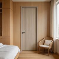Portes intérieures en bois sur mesure, porte d'entrée pour projet de maison, hôtel, villa, bâtiment, porte intérieure en bois