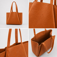 Sac fourre-tout en cuir véritable pour femmes Sac à main de luxe de Sac à de travail Shopper Office Travel Purse OEM ODM Custom