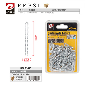 Catena in Ferro Erpsl 3mm 1.5m di Grado Industriale per Uso Intensivo - Product Image 3