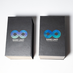 Boîte cosmétique et parfumée haut <span class=keywords><strong>de</strong></span> gamme en carton rigide noir mat avec insert, doublure en papier EVA biodégradable, aimantée - Product Image 2