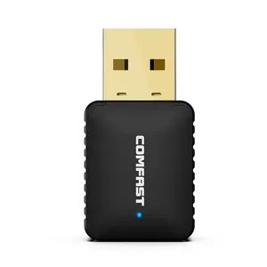COMFAST CF-WU925A Bộ Chuyển Đổi WIFI USB Không Dây 650MBPS DONGLE USB WIFI Kép 5.8GHZ Không DRIVER Cho Máy Vi Tính Thẻ Mạng MINI Thẻ WIFI