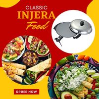 Machine à Injera Électrique Portable Mogogo 40cm 1700W avec Contrôle de Température Réglable et Affichage Numérique, en Aluminium Moulé Sous Pression, pour Usage Domestique