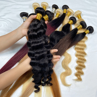 Cheveux humains Natura Brazil, double trame, sans nœuds, ondulations profondes, avec pointes épaisses et saines