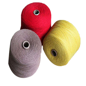 Bán buôn 30S 100% Spun Polyester đầy màu sắc 30/1 Spun DOPE nhuộm sợi cho vớ - Product Image 1