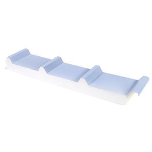 75mmポリウレタン断熱耐火ステンレスサンドイッチ屋根パネル倉庫冷蔵室用 - Product Image 2