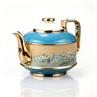 Théière en céramique et porcelaine LONG ZHU GE, design chinois traditionnel haut de gamme, écologique, durable, qualité alimentaire, pour le thé de l'après-midi du Jiangxi