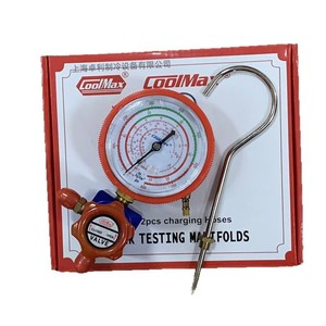 ชุดอุปกรณ์เติมน้ำยาทำความเย็นแรงดันสูง CoolMax Aluminum Single Gauge Manifold รุ่น CM-467G-800-R410 - Product Image 5