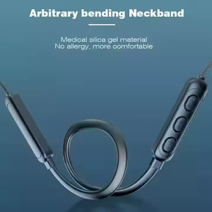Auriculares Inalámbricos con Pantalla Digital B7, Auriculares Inalámbricos Estéreo con Banda para el Cuello, Auriculares Deportivos - Product Image 4