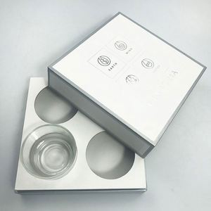 Cajas de velas de lámina de oro mate reciclables ecológicas personalizadas, revestimiento UV brillante duradero en relieve, 4 opciones de tamaño, cartón - Product Image 3