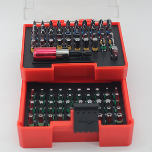 102 mảnh tự làm lớp tuốc nơ vít điện bit thiết lập nhựa xử lý ngăn kéo phong cách dụng cụ cầm tay Kit với ổ cắm Bộ hộp gói - Product Image 2