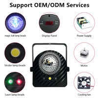 Plancher de danse LED direct d'usine 3-en-1, kaléidoscope, laser RGB, boule magique, discothèque, bar, scène, lumière OEM/ODM, émission RGBW