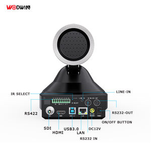 SDI HDM LAN Port 12X 20X Zoom optique, équipements de vidéoconférence, caméra de streaming en direct PTZ pour <span class=keywords><strong>téléconférence</strong></span> en médecine - Product Image 3